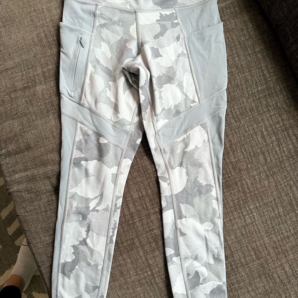 Gray Camouflage Leggings